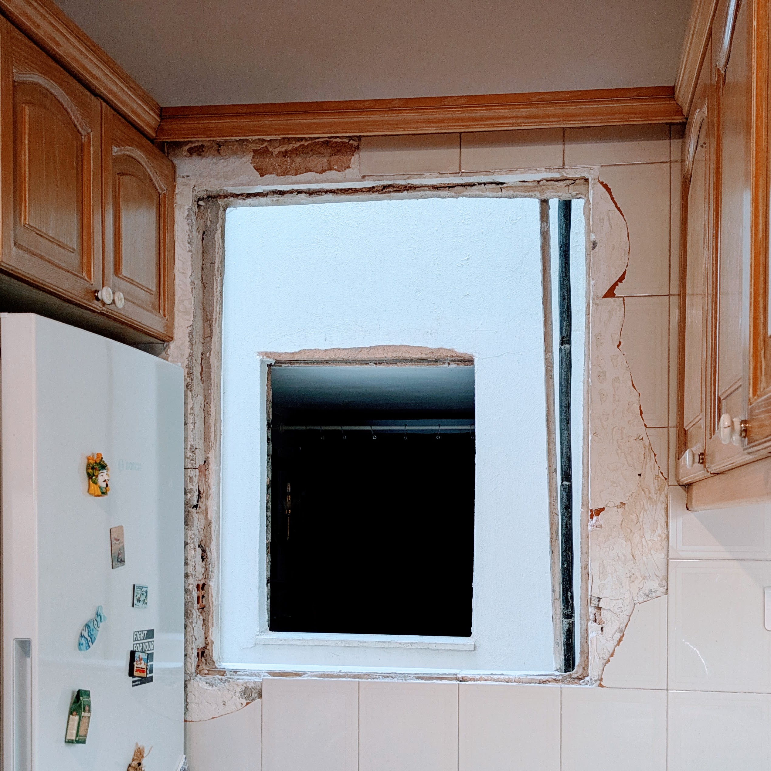 Through the window